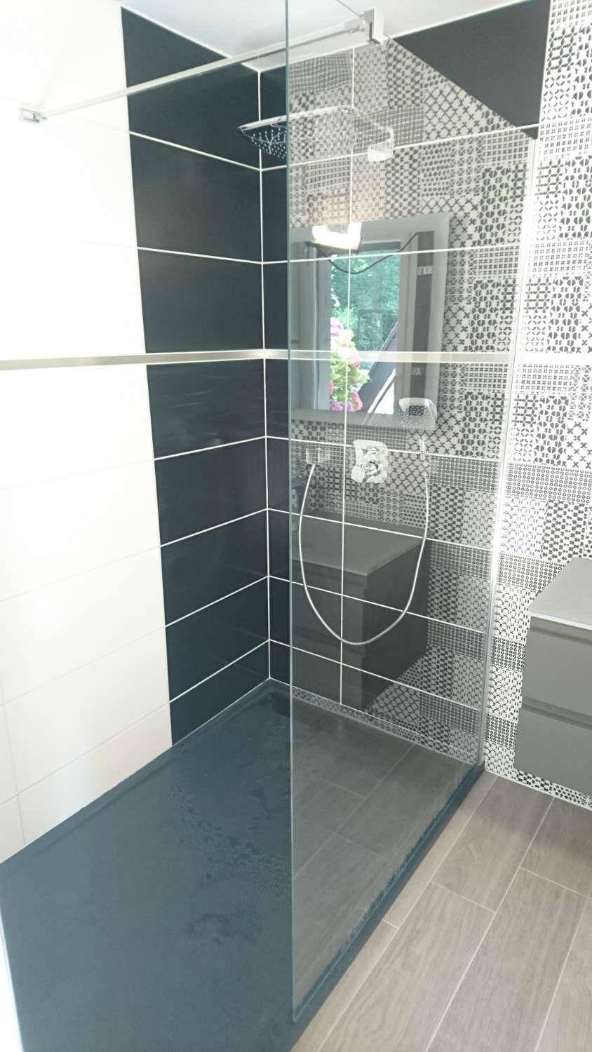 Carrelage dans une douche