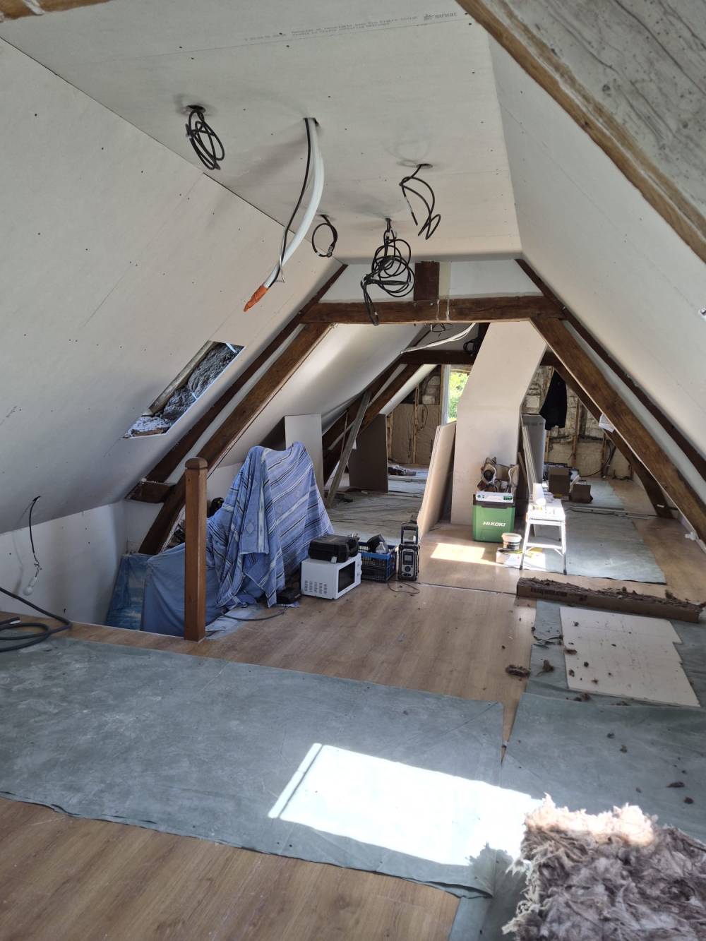 Rénovation de combles près de Pont-Audemer